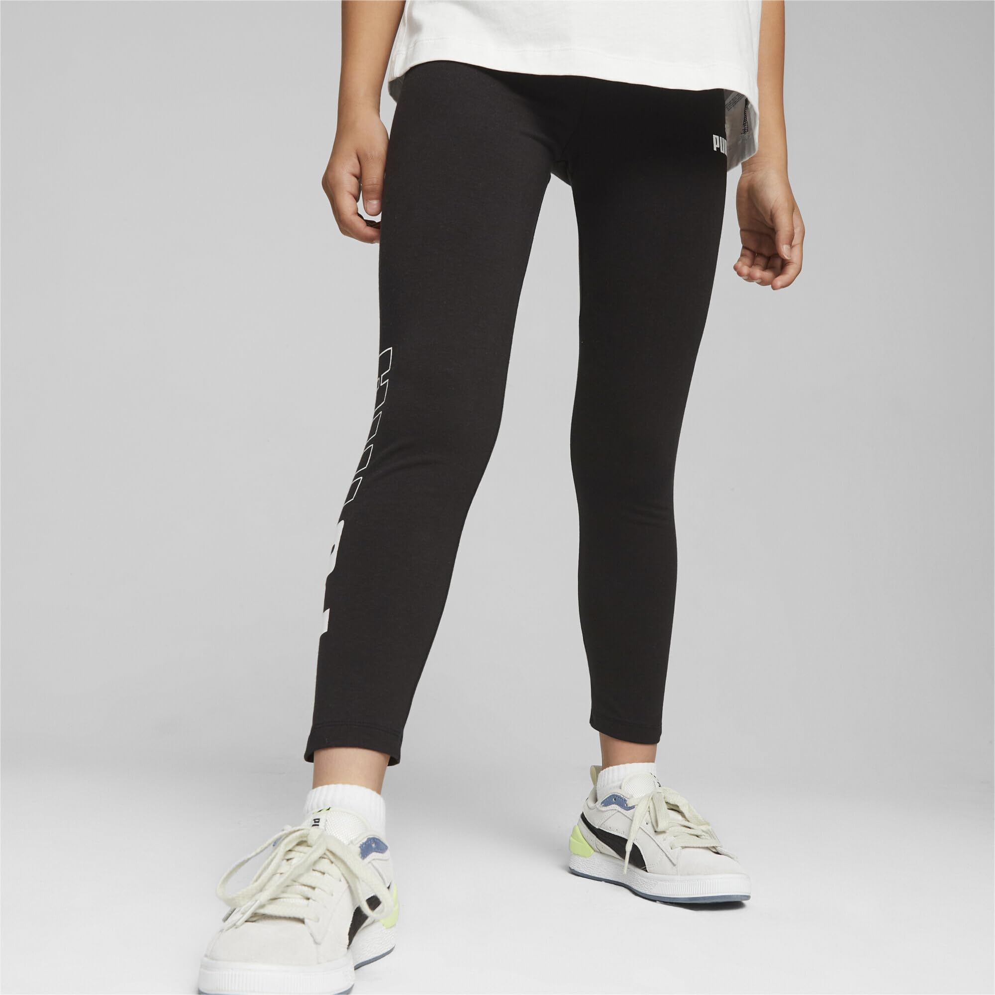 Puma - Puma Power Colorblock Leggings G, Collant Bambine e Ragazze