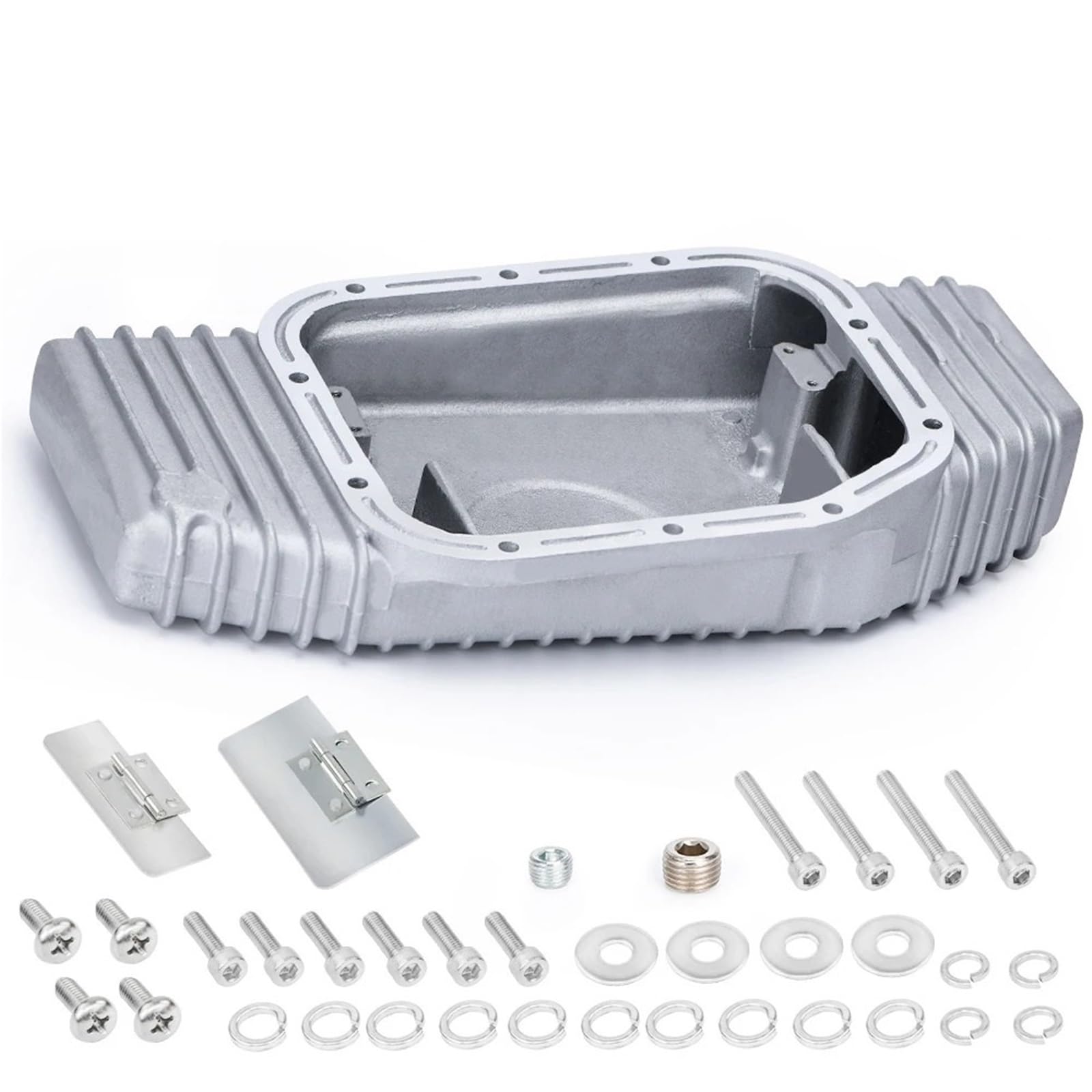 Miski olejowe‌ Aluminiowa miska olejowa z przegrodami do modeli 89-02, pasująca do Nissana SR20, SR20DET, S13, S14, S15, Silvii 240SX, 180SX JR-OP49 ‌Miska olejowa silnika‌