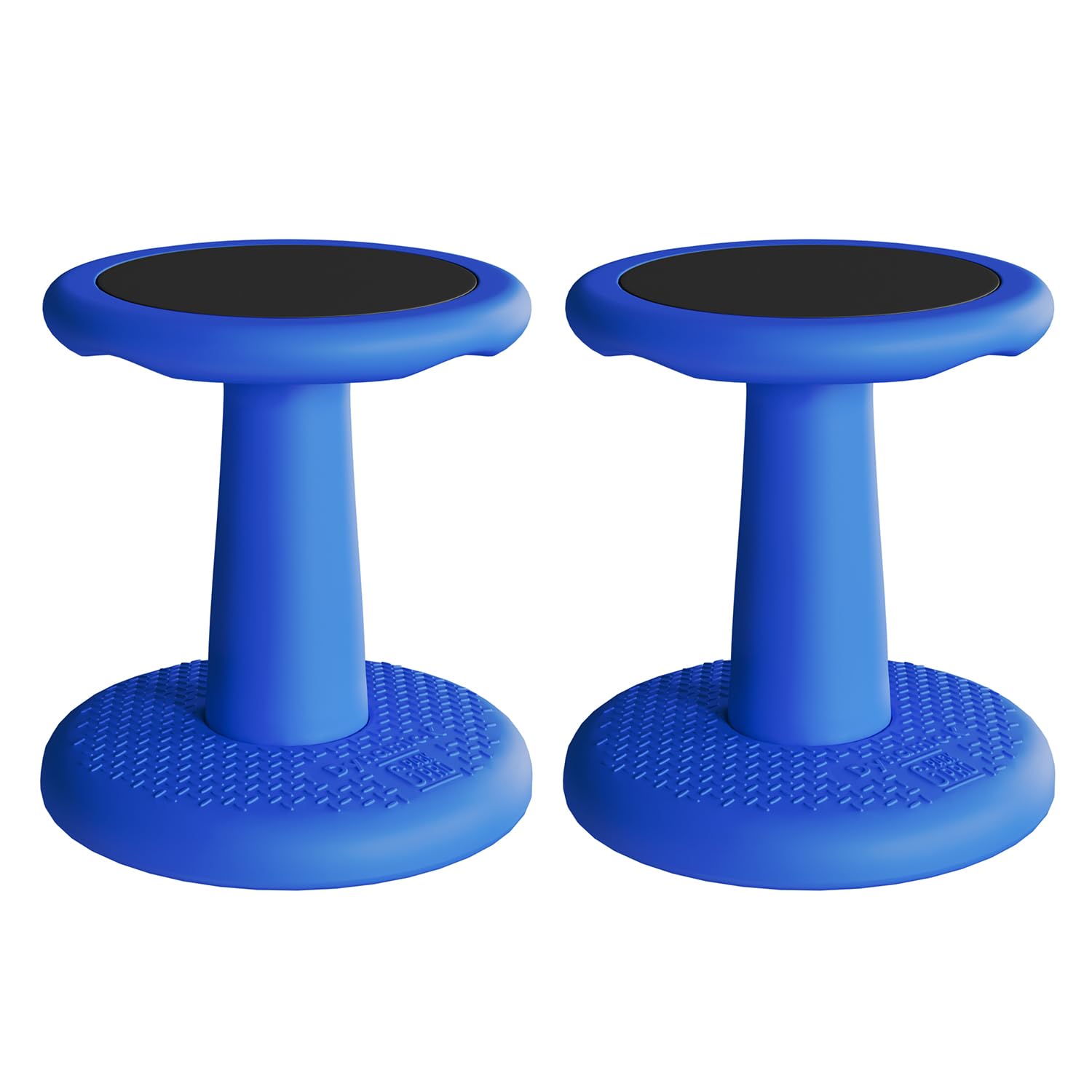 Kids Wobble Stools, 2-Pack, 15.3-Inch Active Seating, Blue