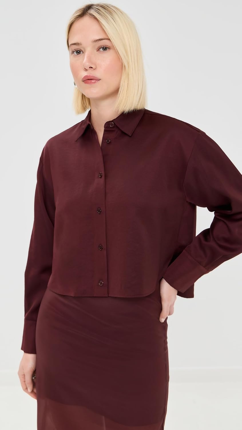 LE BOP Women's Felicity Satin Top - Image 2