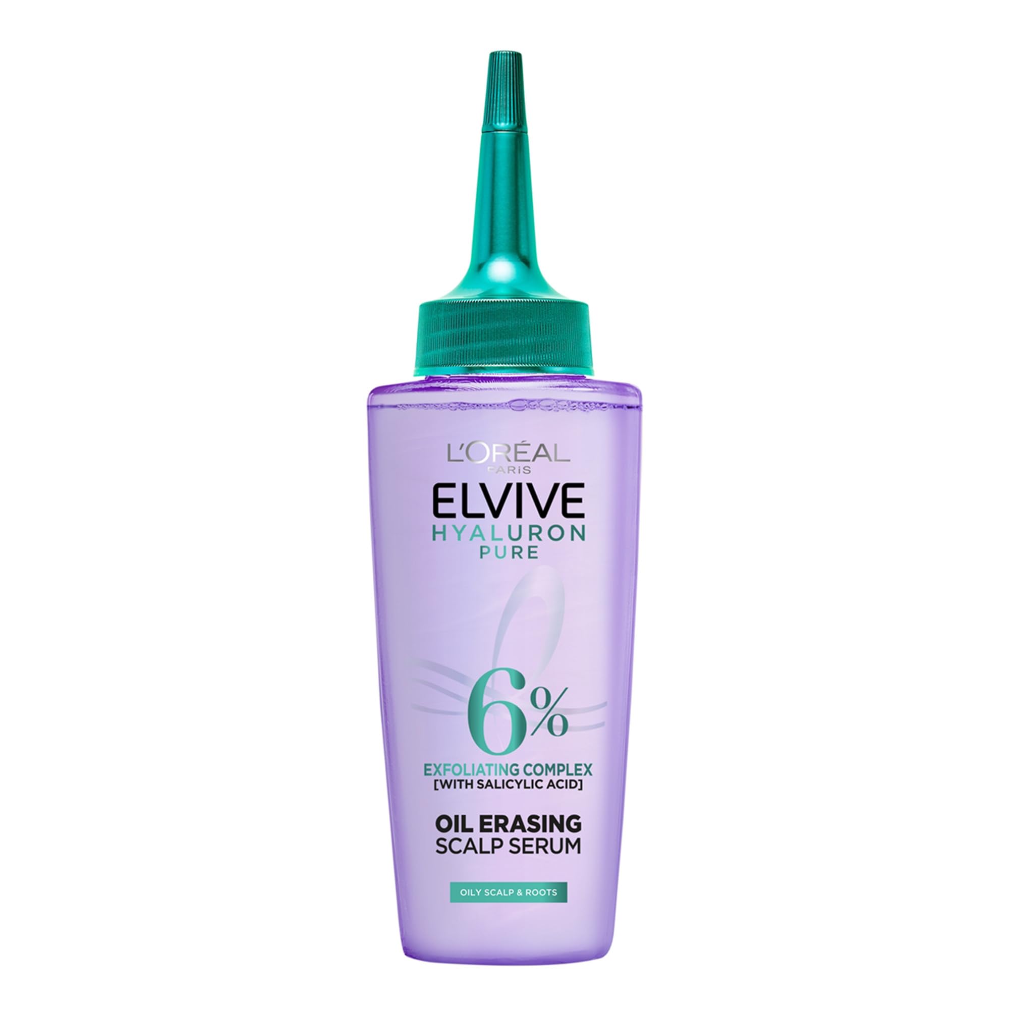 L'Oréal Paris Elvive Hydra Pure Exfoliating Pre-Shampoo Scalp Serum with Salicylic Acid for Oily Scalp and Roots 102ml