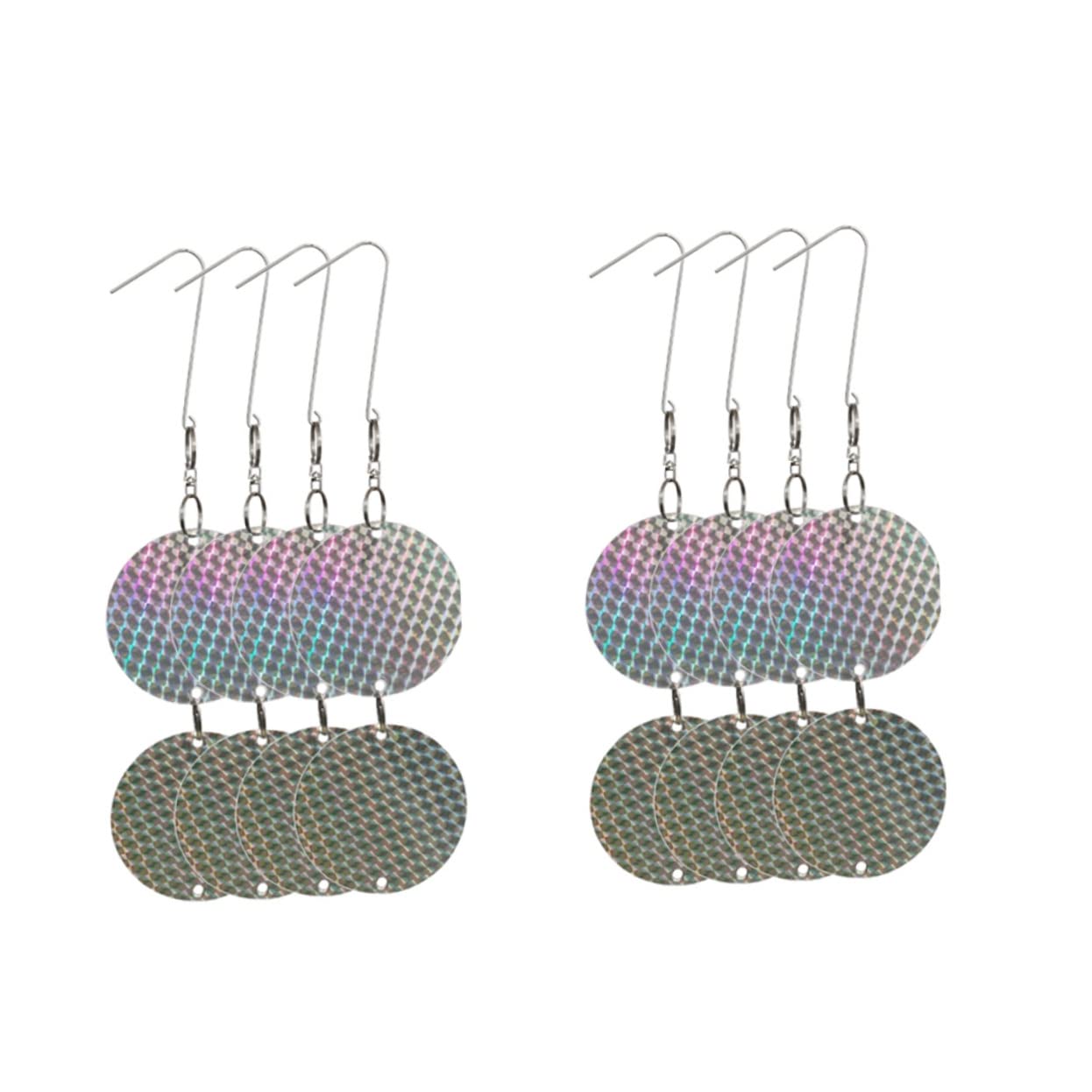 BESPORTBLE Pz flakelet per spaventare Gli Uccelli riflessante spaventapasseri Scarecrow Wafer Spaventoso Ostia scacciare Gli Uccelli Piccolo Pezzo