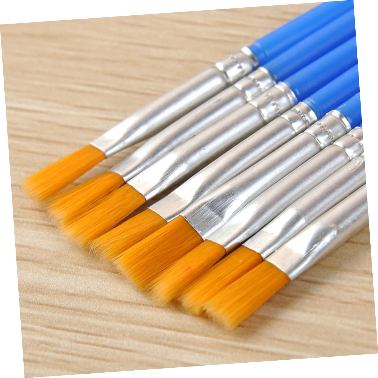 Set Pennelli per Pittura 100 Pezzi in Nylon e Plastica Pennelli Leggeri per Pittura a Olio e Arte Artigianale su Tela e Acquerello