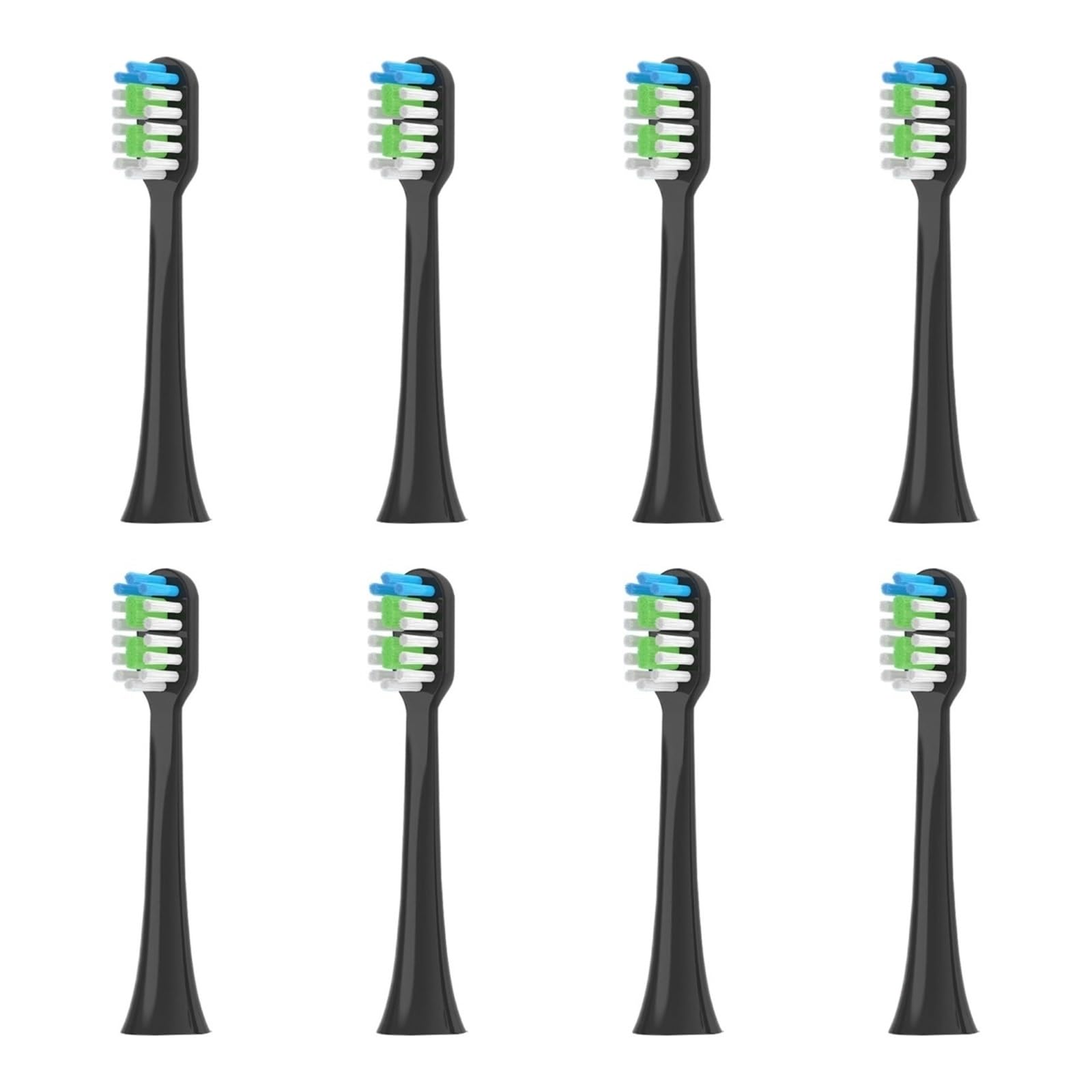 Testine di ricambio, S100 S200 S600 S700 | S800 S900 S710 S820 S910, DG-YS11, X100, per adulti(8pcs BLACK)