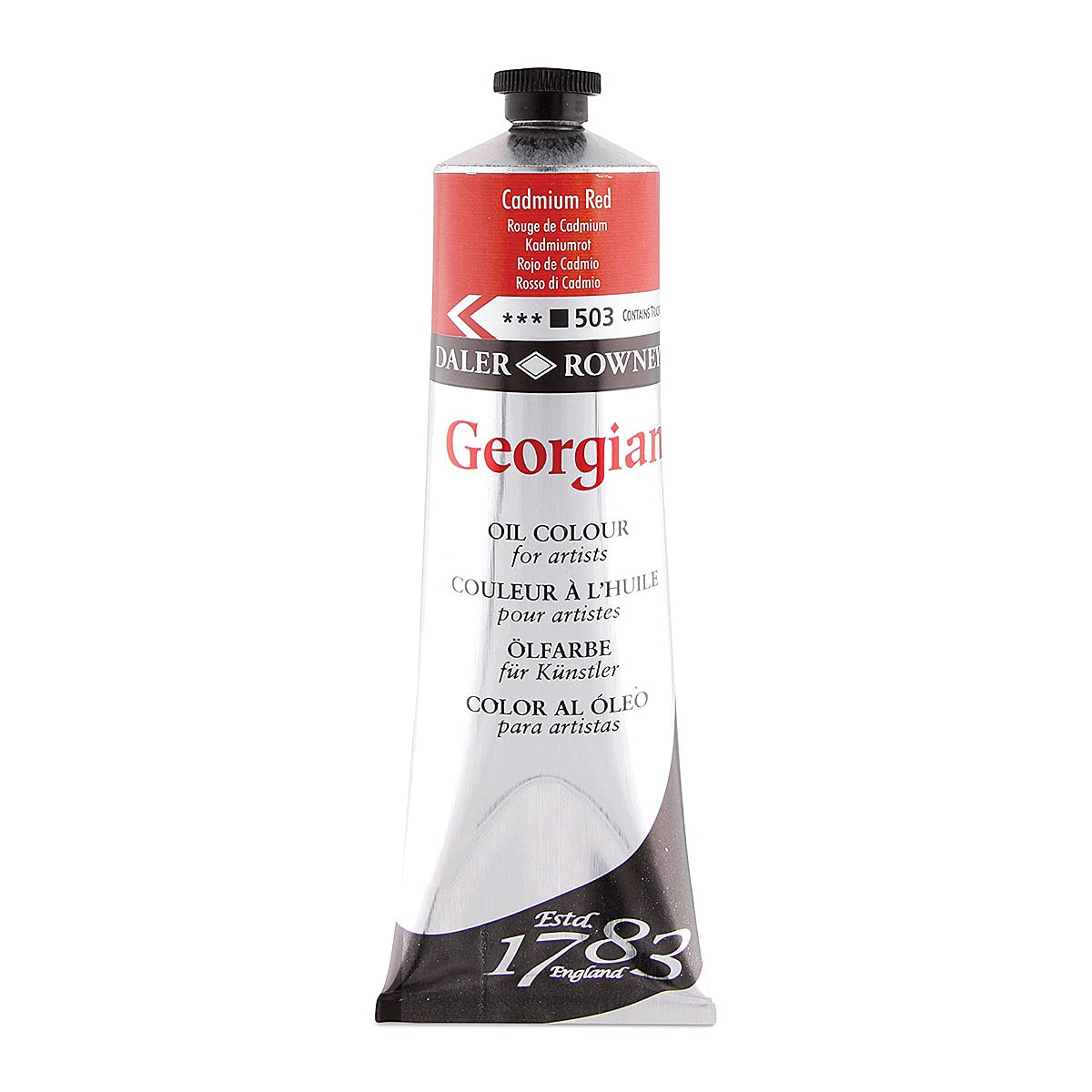 Daler-Rowney Georgian Oil Colour Cadmium Red 225ml