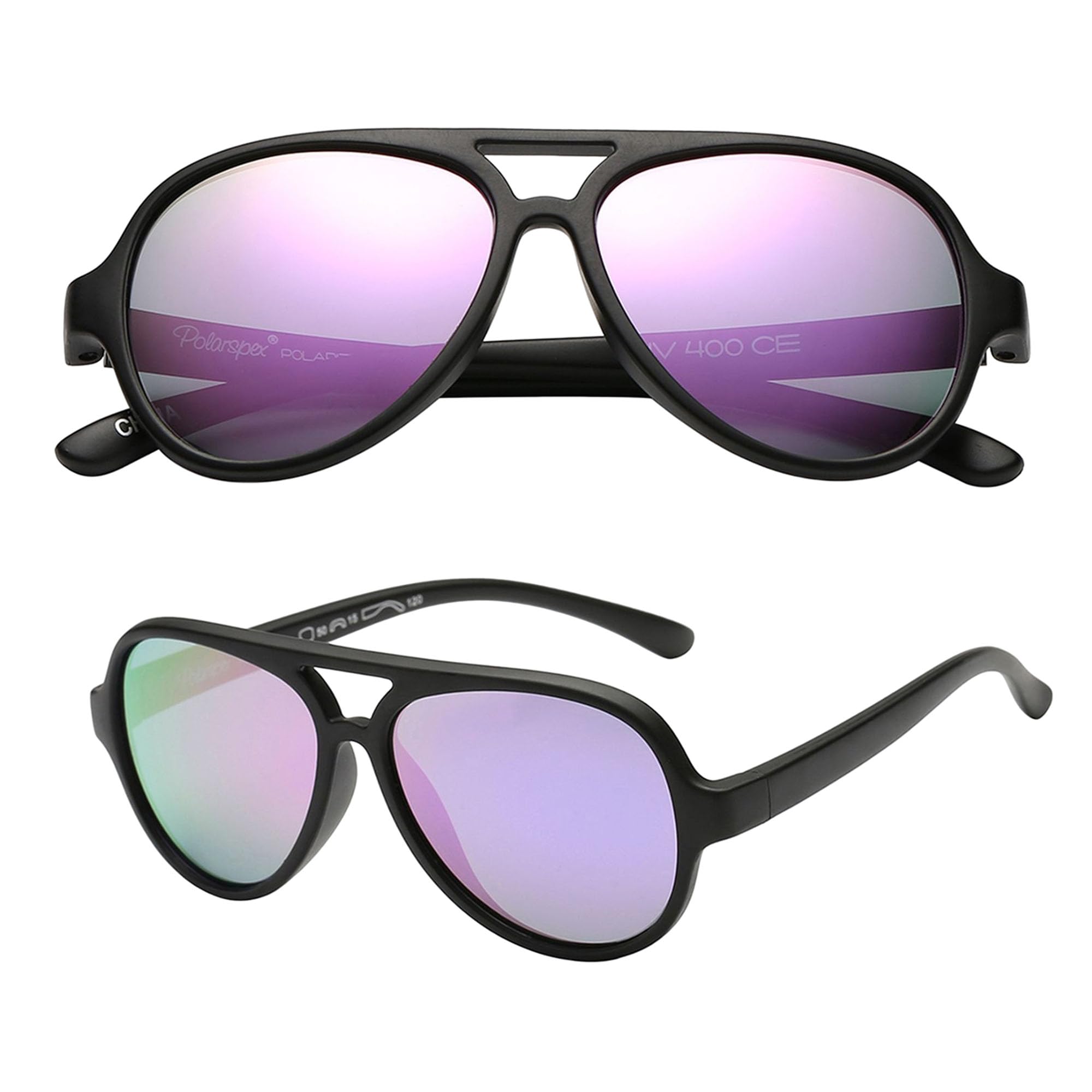 PolarSpex Kids Polarized Aviator Sunglasses