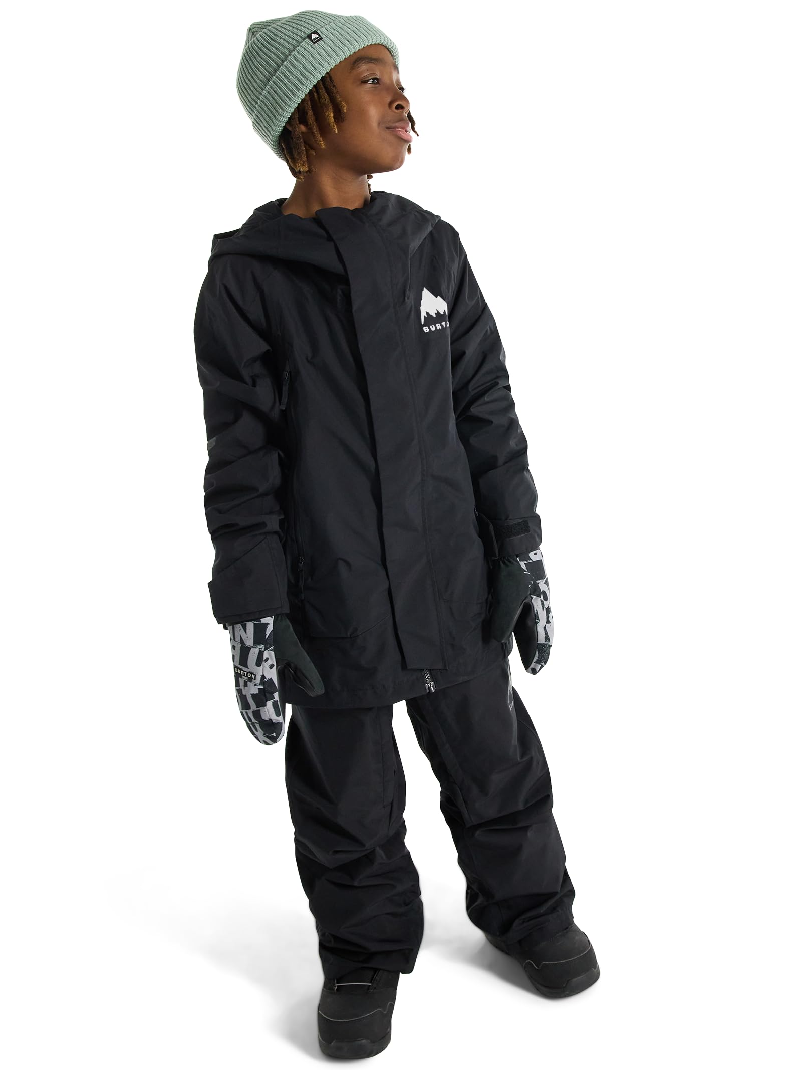 Burton Kids' GORE-TEX Shell Jacket, True Black, XL