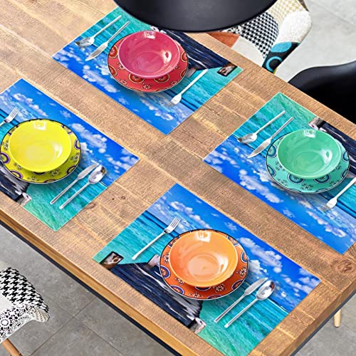 Set de table plage résistant à la chaleur et antidérapant pour protéger - 8