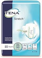 TENA ProSkin Stretch Super Bariatric Briefs, Heavy Absorbency Unisex 3X-Large - 32 Count (4 Packs)