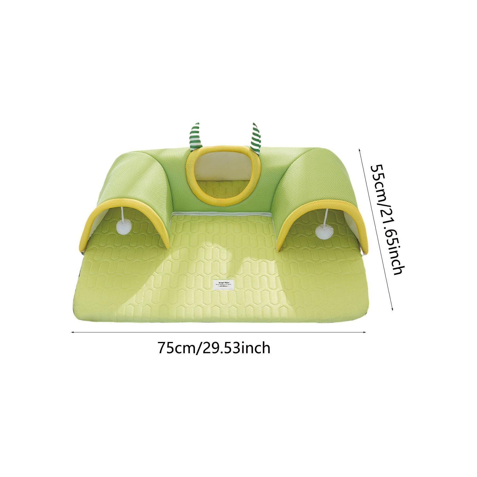 Tunnel Interactif pour Chat, Lit Bébé, Tunnel de Jeu pour Chatons, Hamsters et Autres Petits Animaux, L