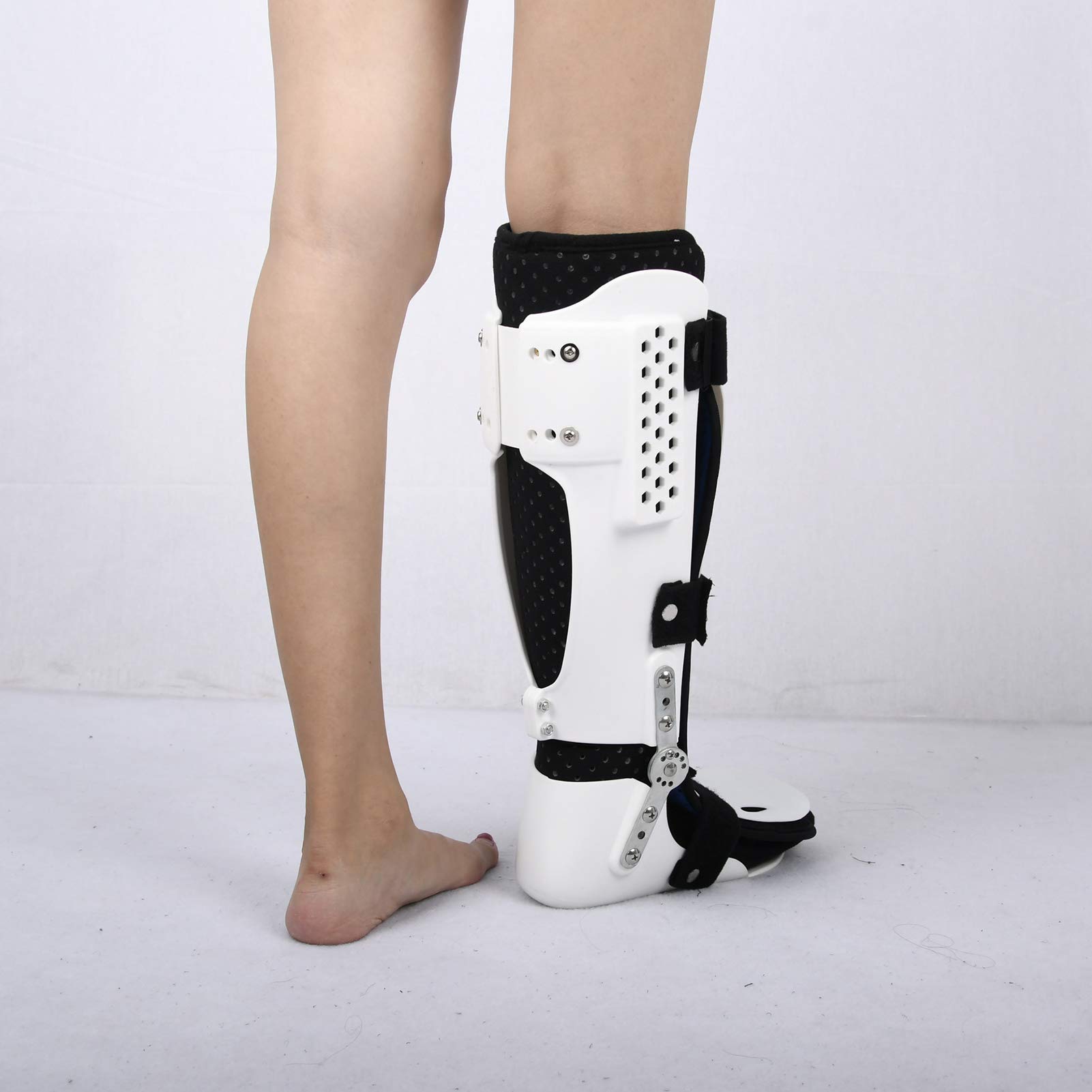 Ortesis inmovilizadora de Rodilla, Zapato de fijación de Tobillera, Soporte de Tobillo versátil para Pierna Izquierda o Pierna Derecha