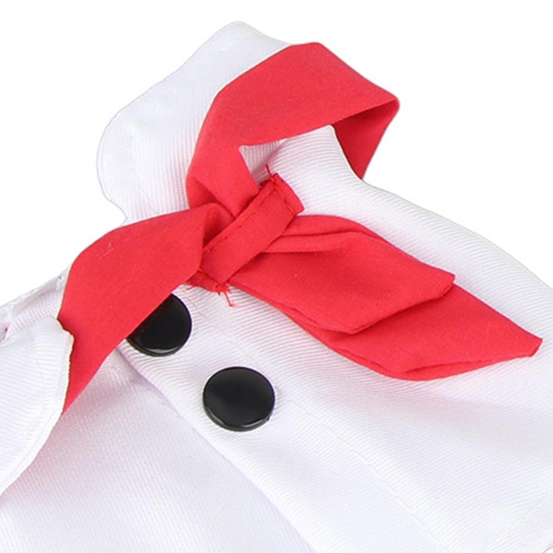 Costume Da Cuoco Per Cani E Gatti - Taglia M | Abbigliamento Divertente Per Animali Domestici - Foto 4