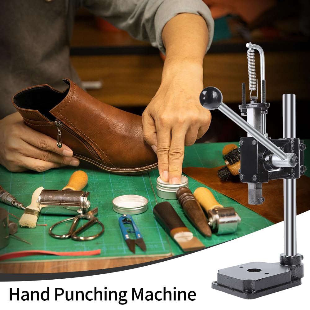 SKMZ Manual Arbor Press - Leather Punching Tool -7