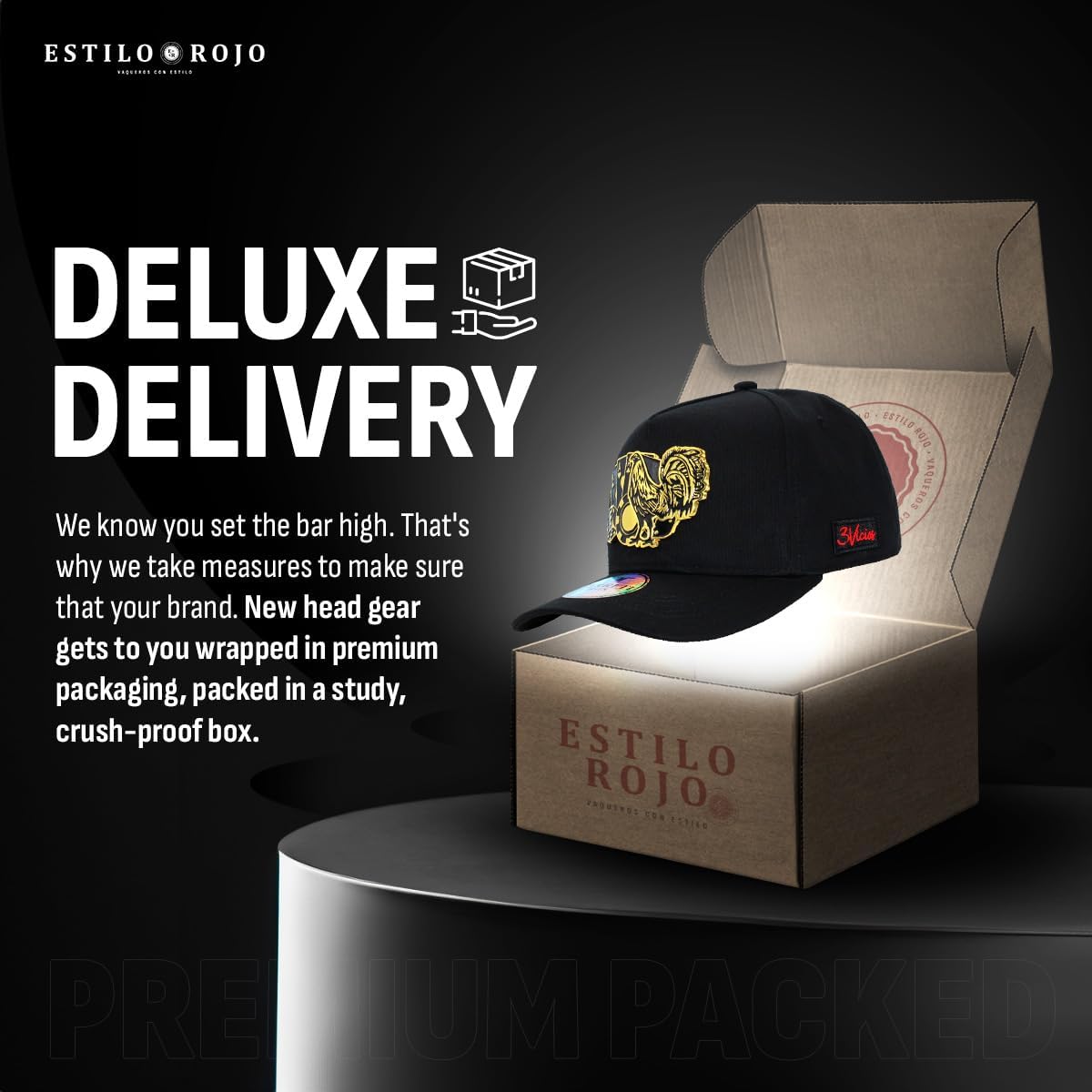 Los 3 Vicios - Original Snapback Hat - Trucker - Baseball Cap – Adjustable Man and Woman - Animal Embroidered Design – Black - Image 8