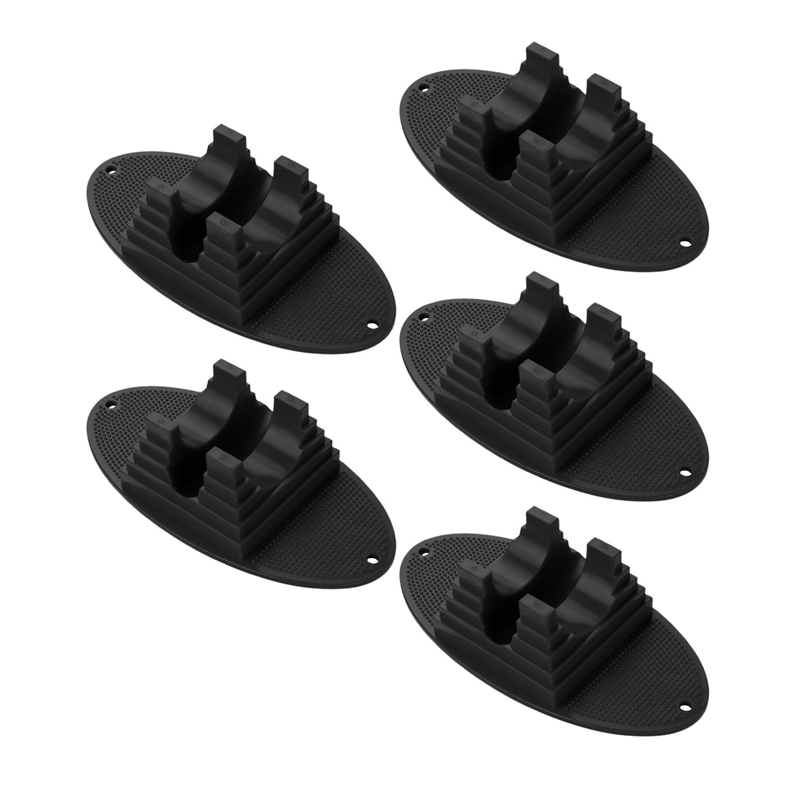 Toyvian 5 Piezas Soporte de Aparcamiento para Patinete, Base de Plástico Negro