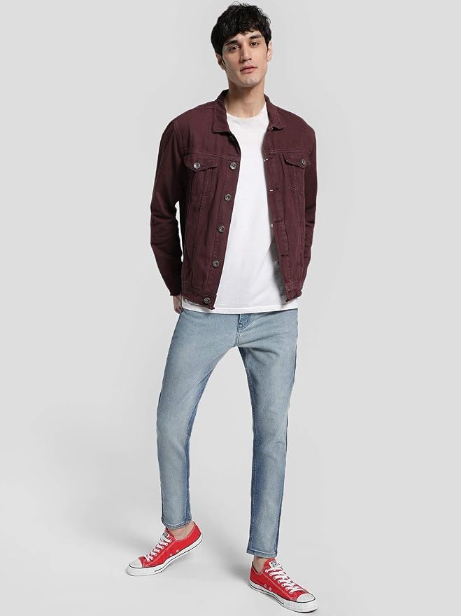 TANGO \u0026 CASH Men's Denim Jacket