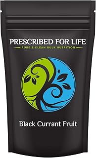 Prescribed For Life Black Currant Fruit Powder, Black Currant Superfood Powder for Smoothies, Rich in Vitamin C and Anthocyanins (56g)