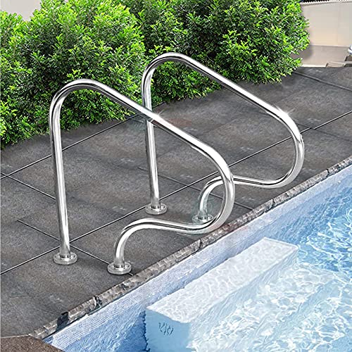 Rampes de piscine faciles à monter pour escalier de sécurité extérieur