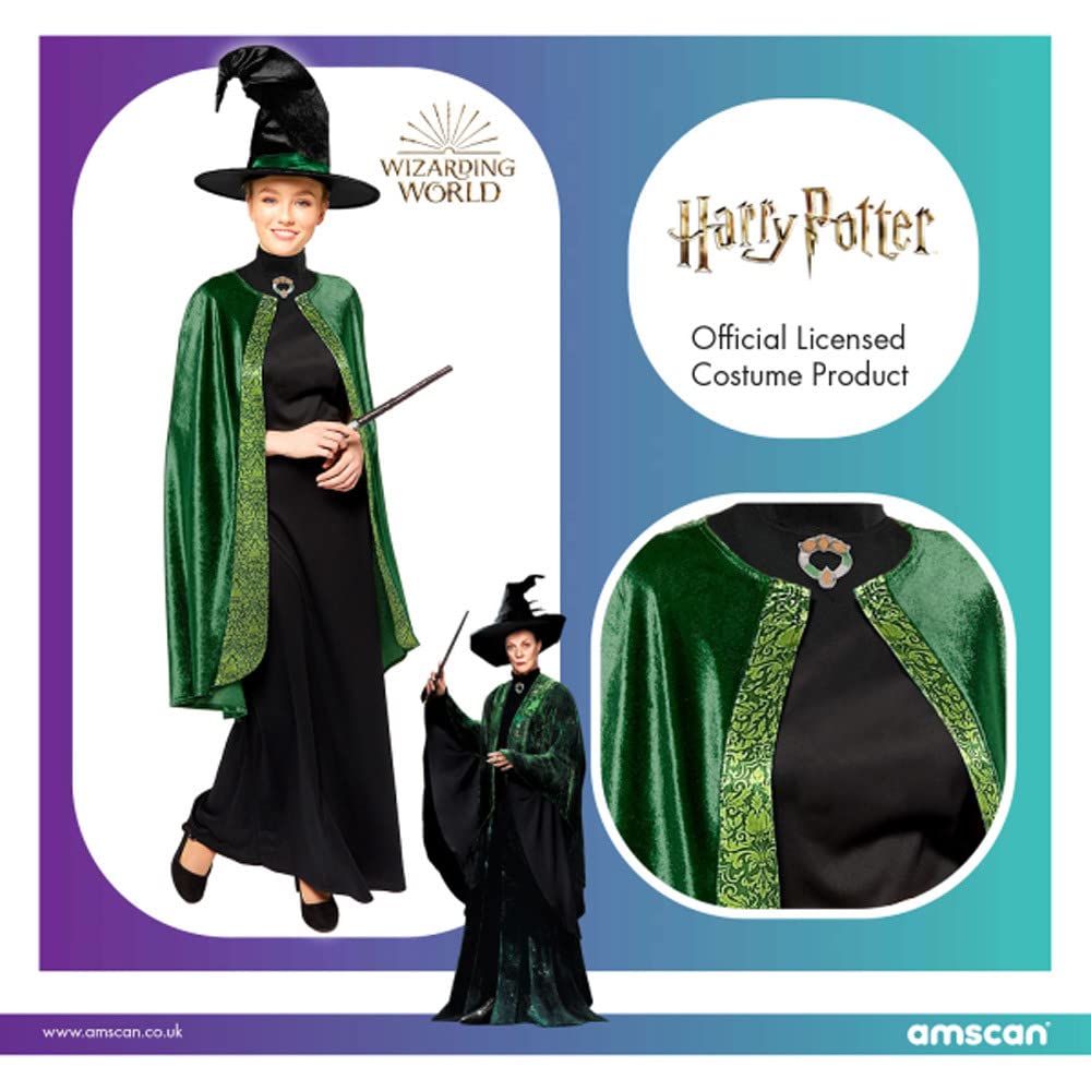 amscan Costume da professore McGonagall con licenza ufficiale di Harry Potter