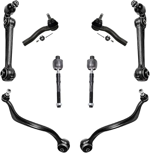 Miniatura 141 de Detroit Axle - Kit de suspensión frontal de 8 piezas para Chevy Aveo Aveo5 Pontiac G3 Wave Wave5 Suzuki Swift+ 2 brazos de control inferiores con