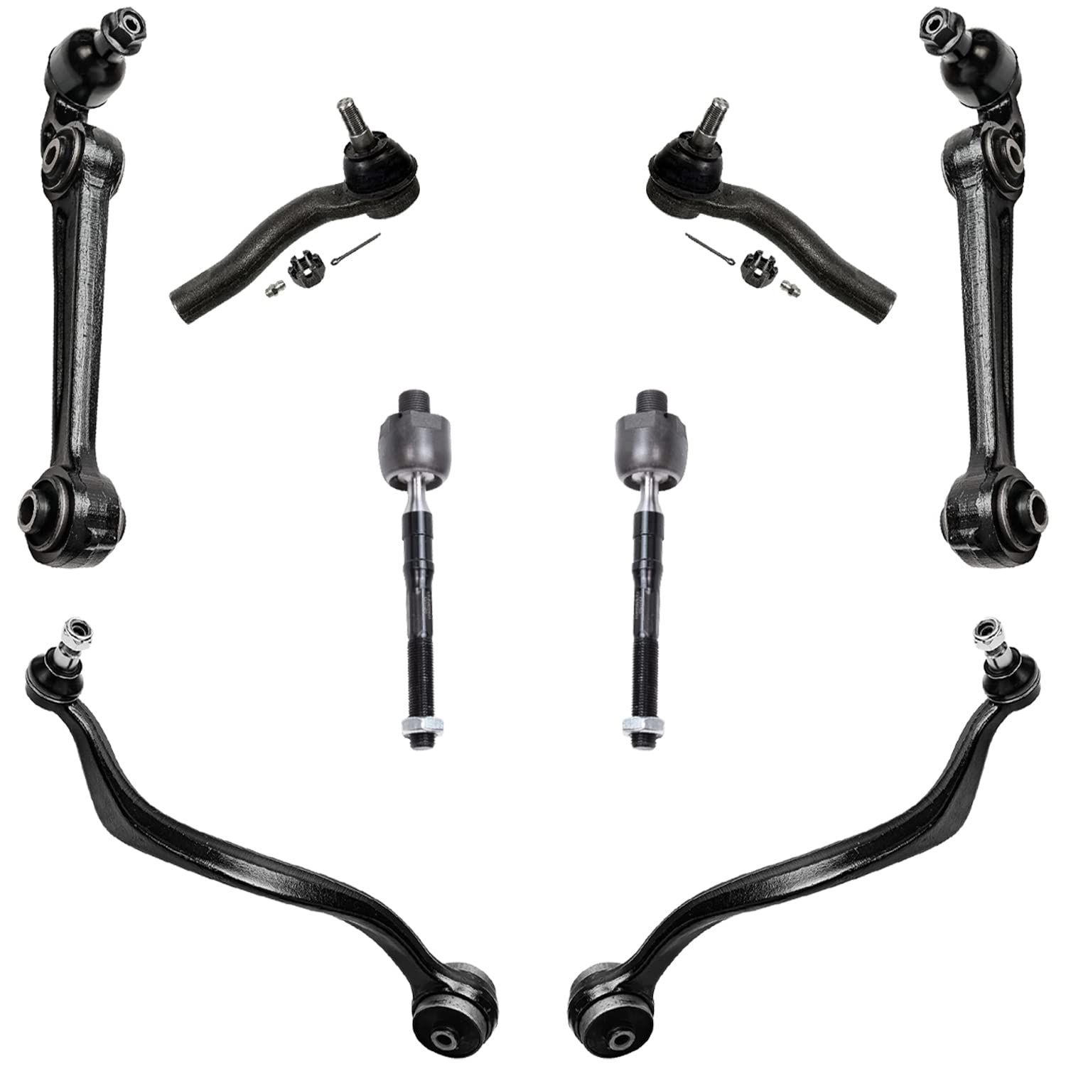 Detroit Axle - 8pc Front End Kit for 07-12 Ford Fusion Lincoln MKZ
