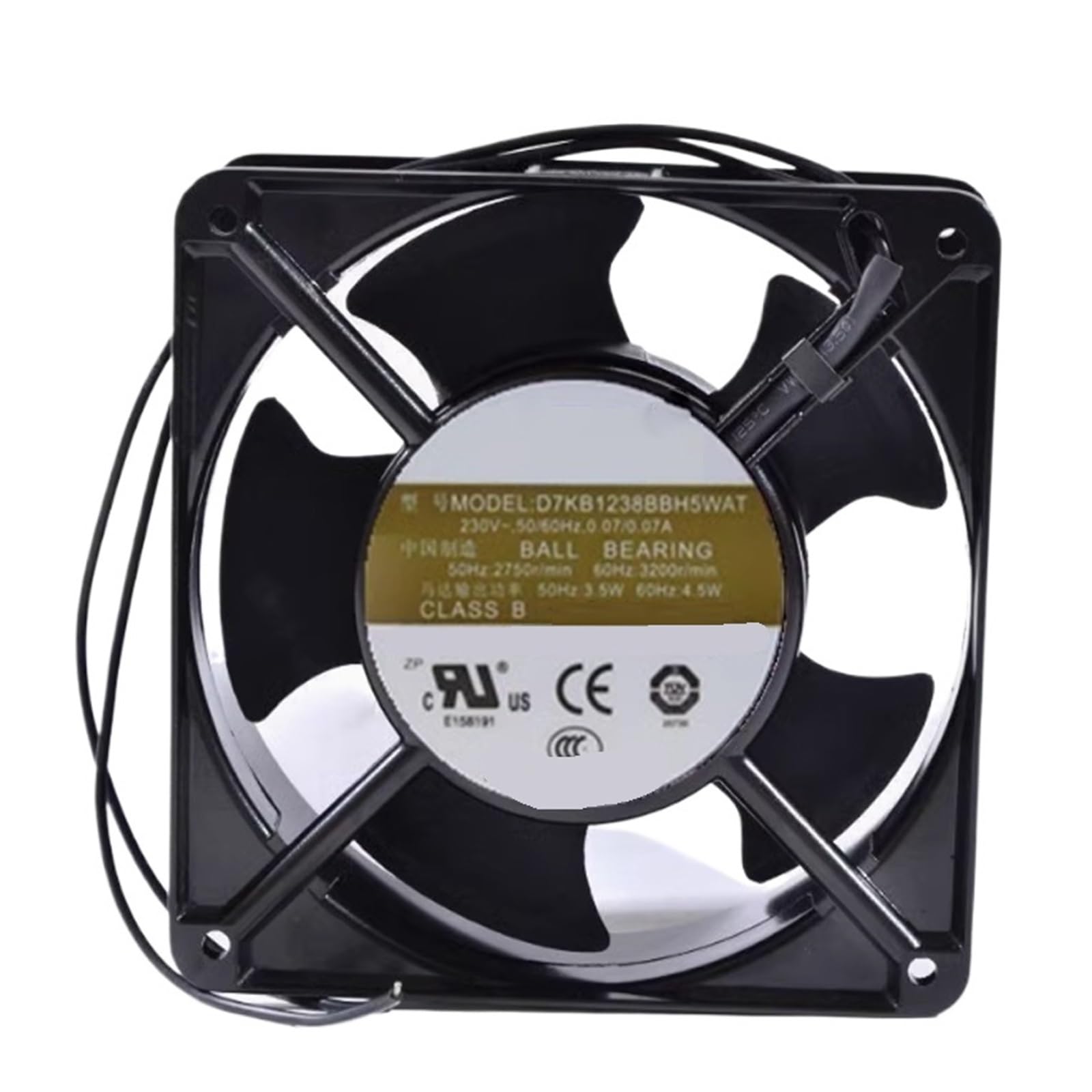 YMUGUEGH D7KB1238BBH5WAT 12038/220V 0.7A AC Cooling fan