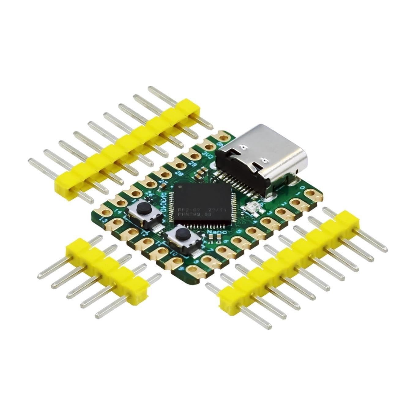 Carte de développement de microcontrôleur Raspberry PI RP2040-Zero, Carte mère PICO, processeur Double cœur, Mini for électro(RP2040-Zero,50PCS)