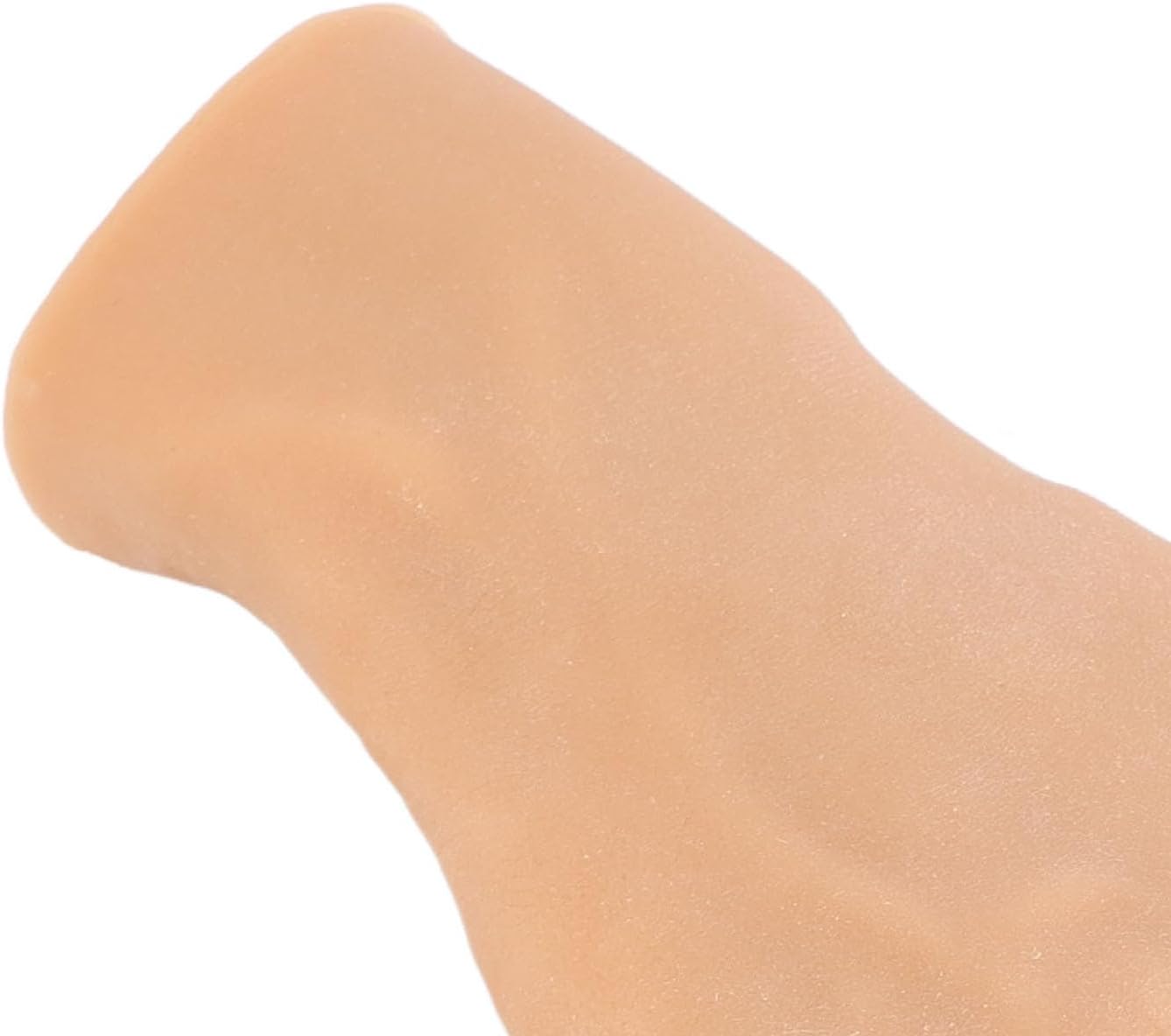 Silicone Male Hand Model, Realistic Reusable Artificial Hand for Painting Practice, Festival Props, Ring Display with Flexible Fingers and Lifelike Details