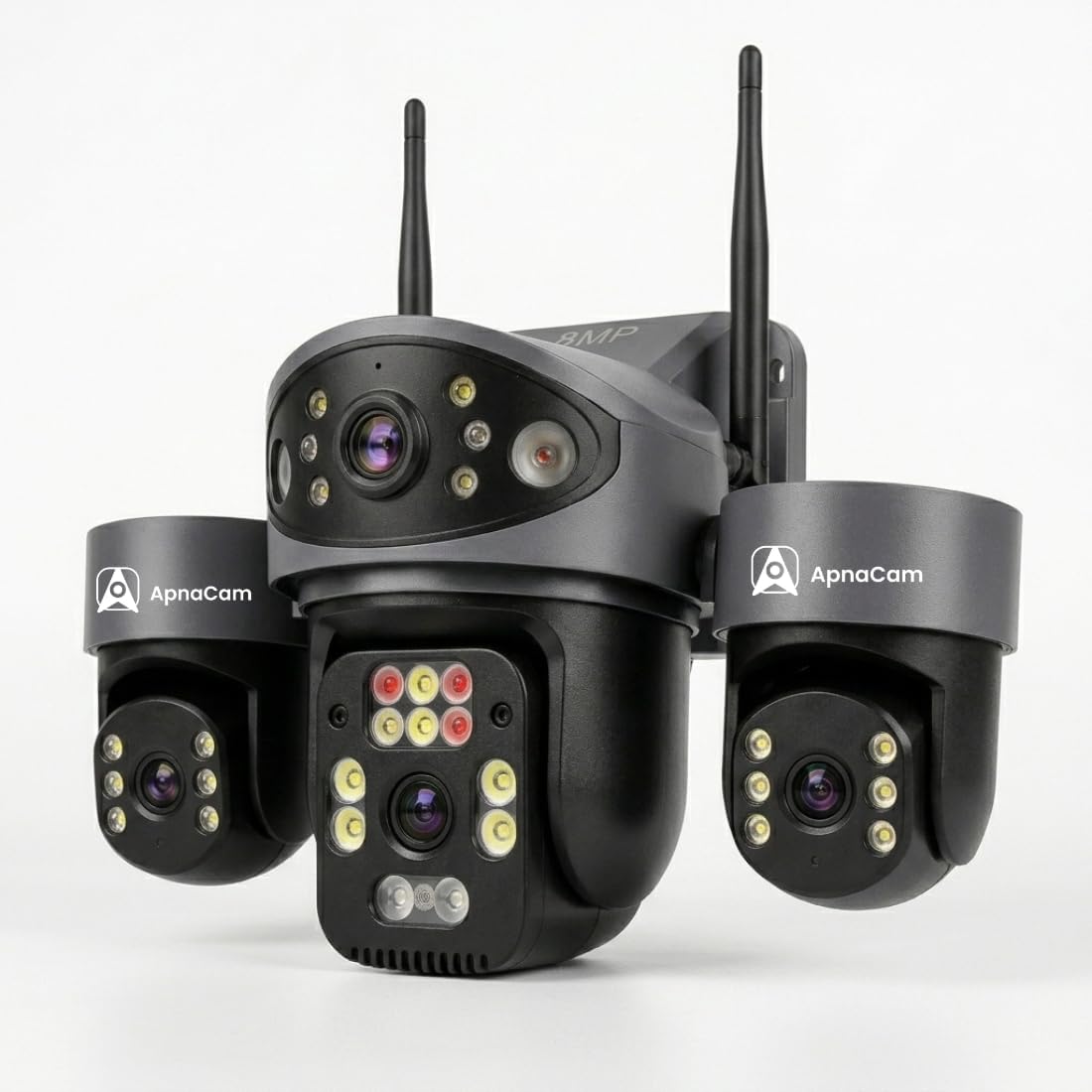 ApnaCam Spyder 8MP Triple-View Solar PTZ Security Camera | 4G SIM Compatible, 4-Channel Recording, 355° Pan-Tilt, 8-Day Battery Backup, AI Human Detection-image-43