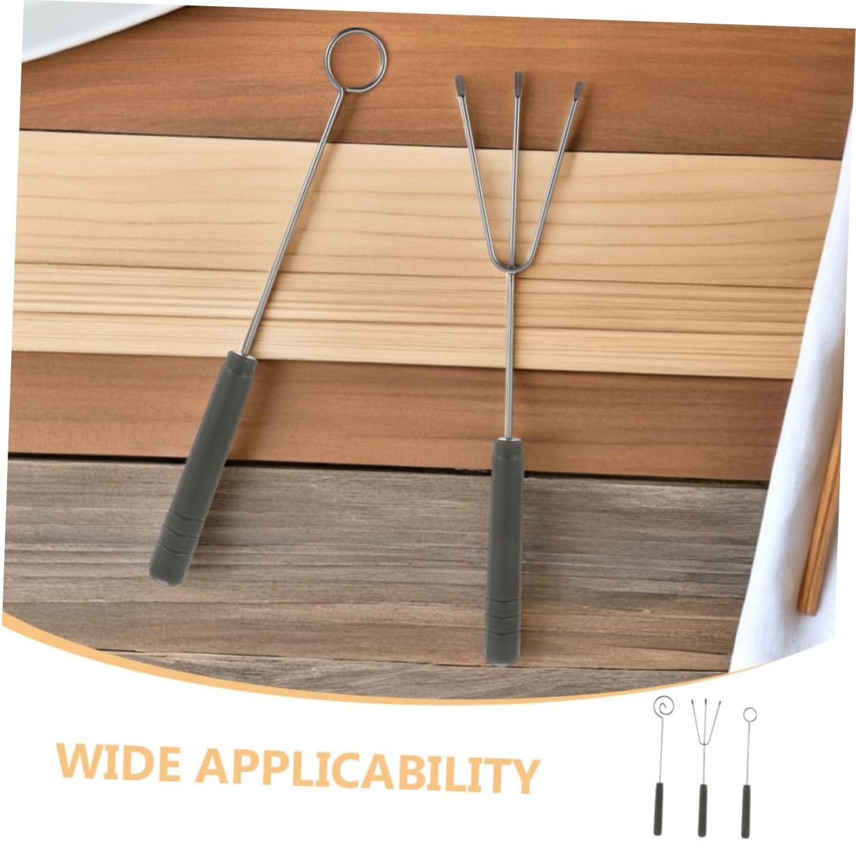 Stainless Steel Hot Pot Fork and Chocolate Dipping Tool Set 12pcs Fondue Forks for Cheese and Chocolate Fondue DIY Decorating Utensils 4 Sets