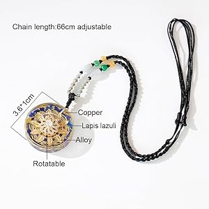 Amazon.com: Da Piao Liang Lapis Lazuli Orgone Pendant Reiki Yoga