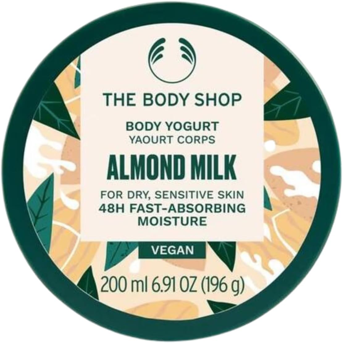 The Body Shop Amandelmelk 200 ml bodyyoghurt voor droge, gevoelige huid – veganistisch