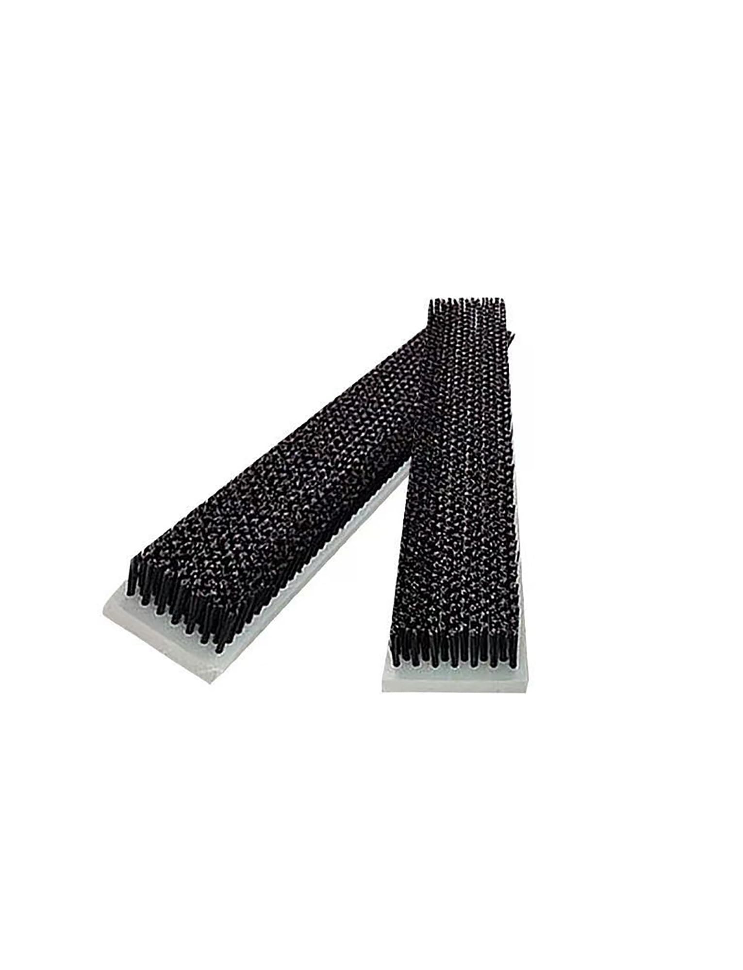 2-pak przemysłowych pędzli nylonowych 30 mm x 90 x 3 x 1,5 cm, wytrzymałe taśmy ścierne do wydajnego czyszczenia i uszczelniania do użytku w warsztacie i garażu