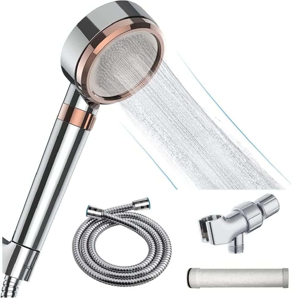 ShiningLove Filtered Pressure Shower Head, Handheld