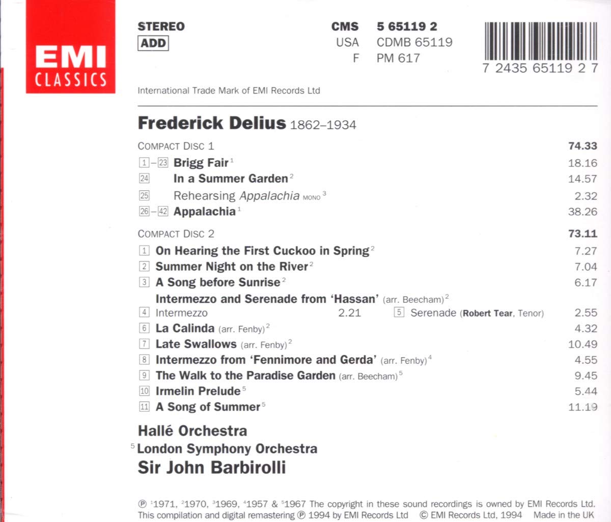 Delius - Orchestral Works