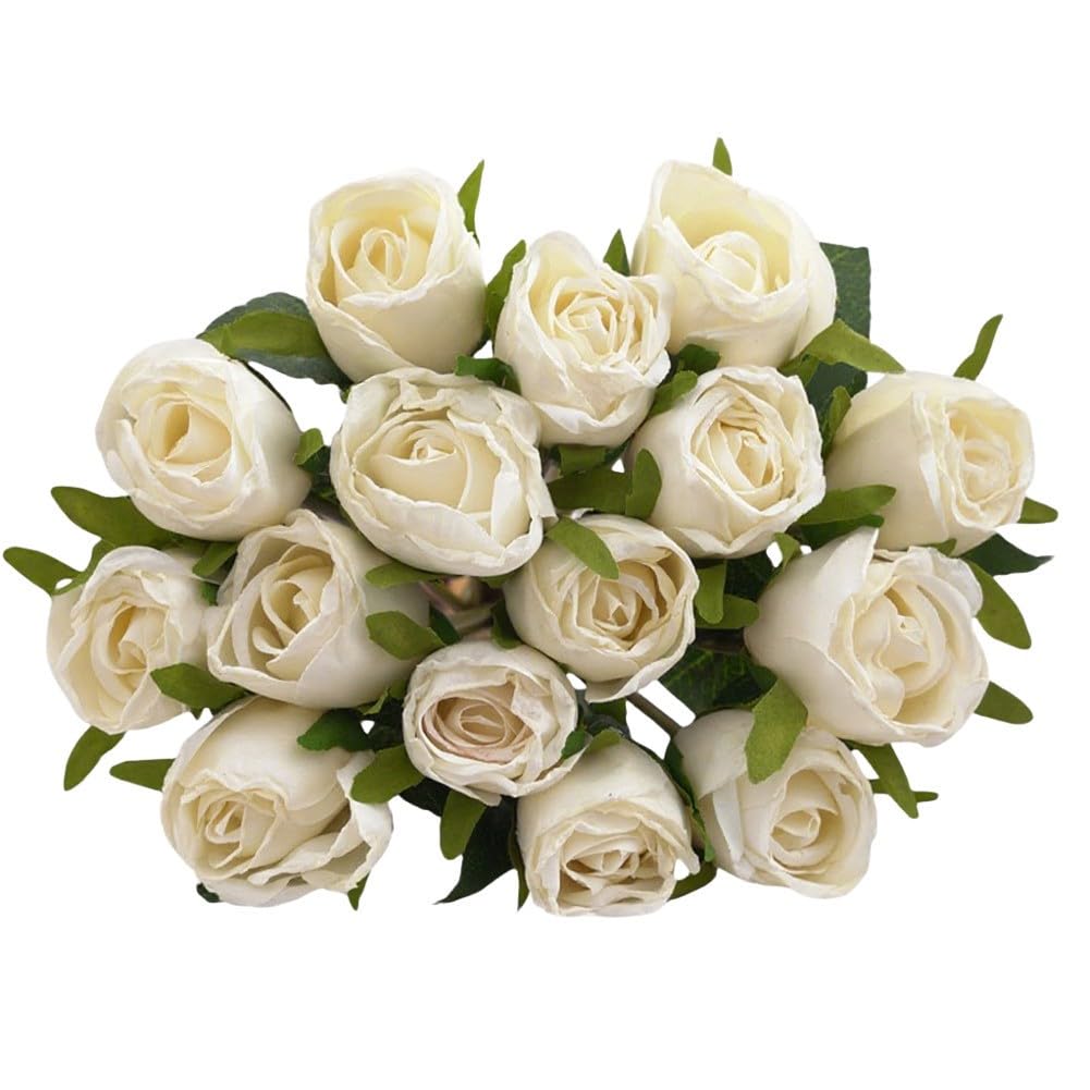 Fleurs artificielles de qualite supérieure bouquet de roses en soie