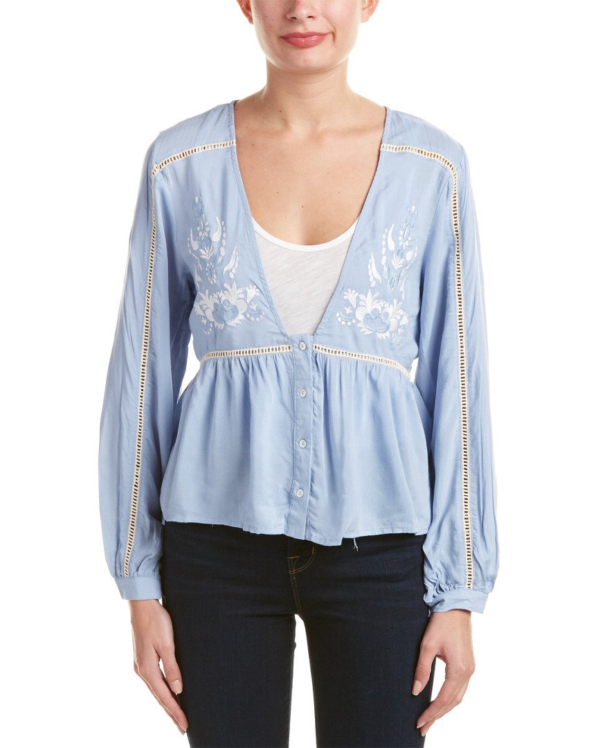 Somedays Lovin Women's Moody Embroidered Blouse