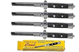 RI Novelty Switch Blade Combs 4 Per Order
