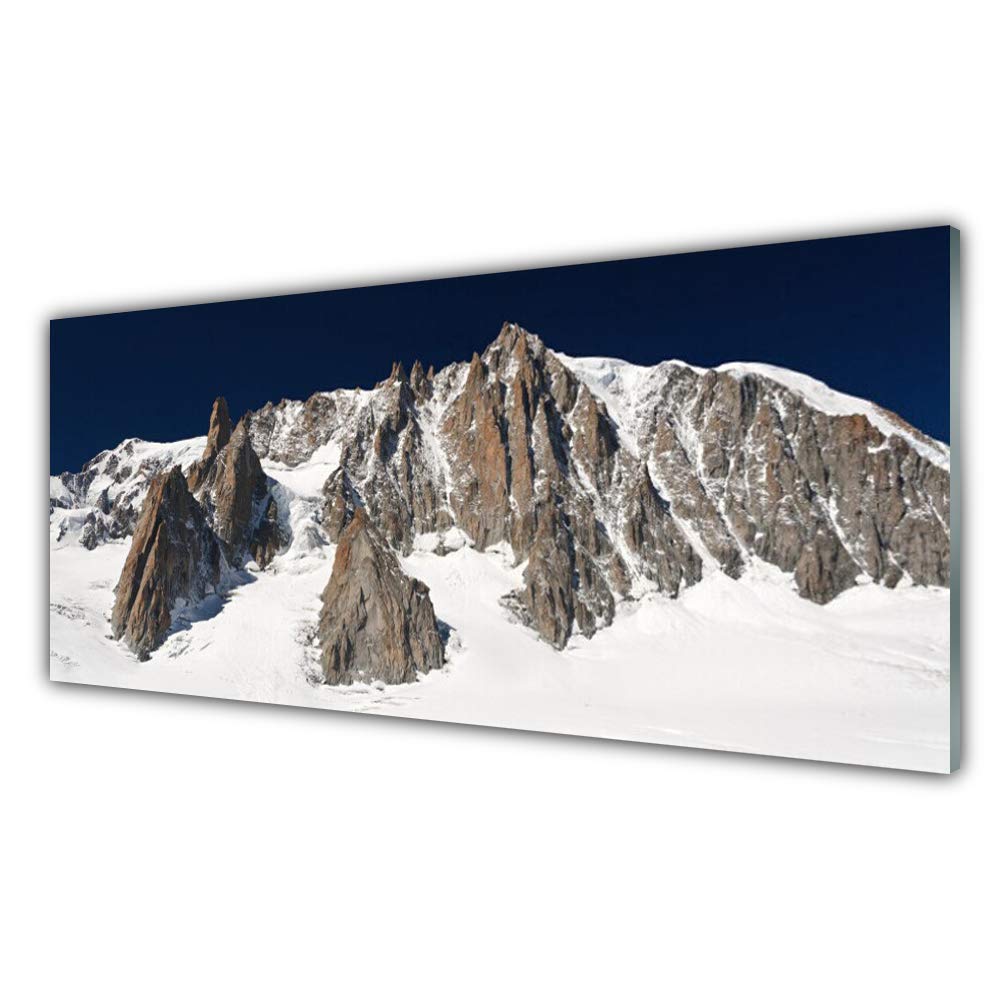 Impression sur verre acrylique Tulup évadez-vous au cœur des Alpes enneigées