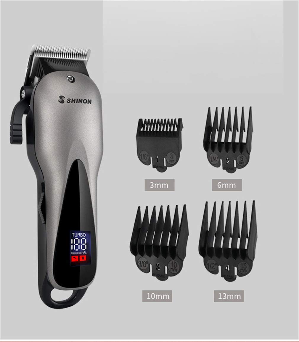 Capelli Elettrico Clipper Professionale Multifunzionale Capelli Clipper Capelli Elettrico Clipper Gradient Forma di Ricarica USB per Bambini più Grandi Adulti Salon Professional