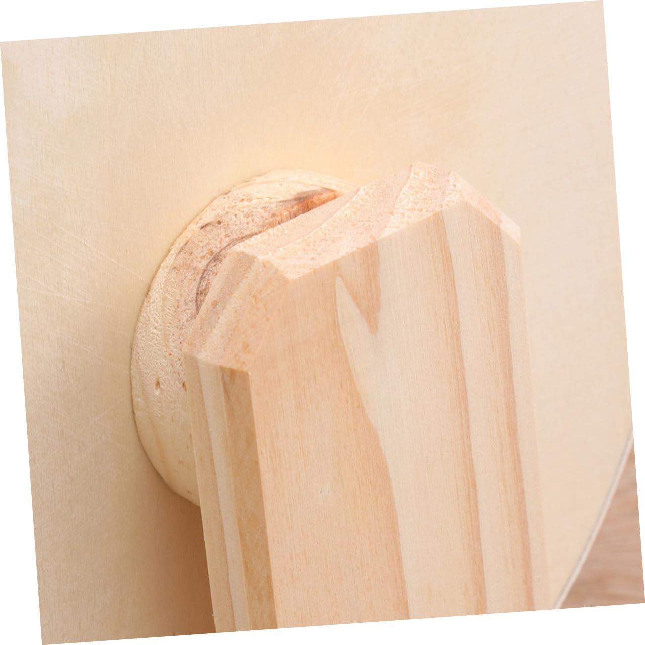 Rueda de Ejercicio de Madera para Hámster Mediana Disco Antideslizante para Roedores Pequeños Fomenta Ejercicio Saludable y Entrenamiento de Uñas