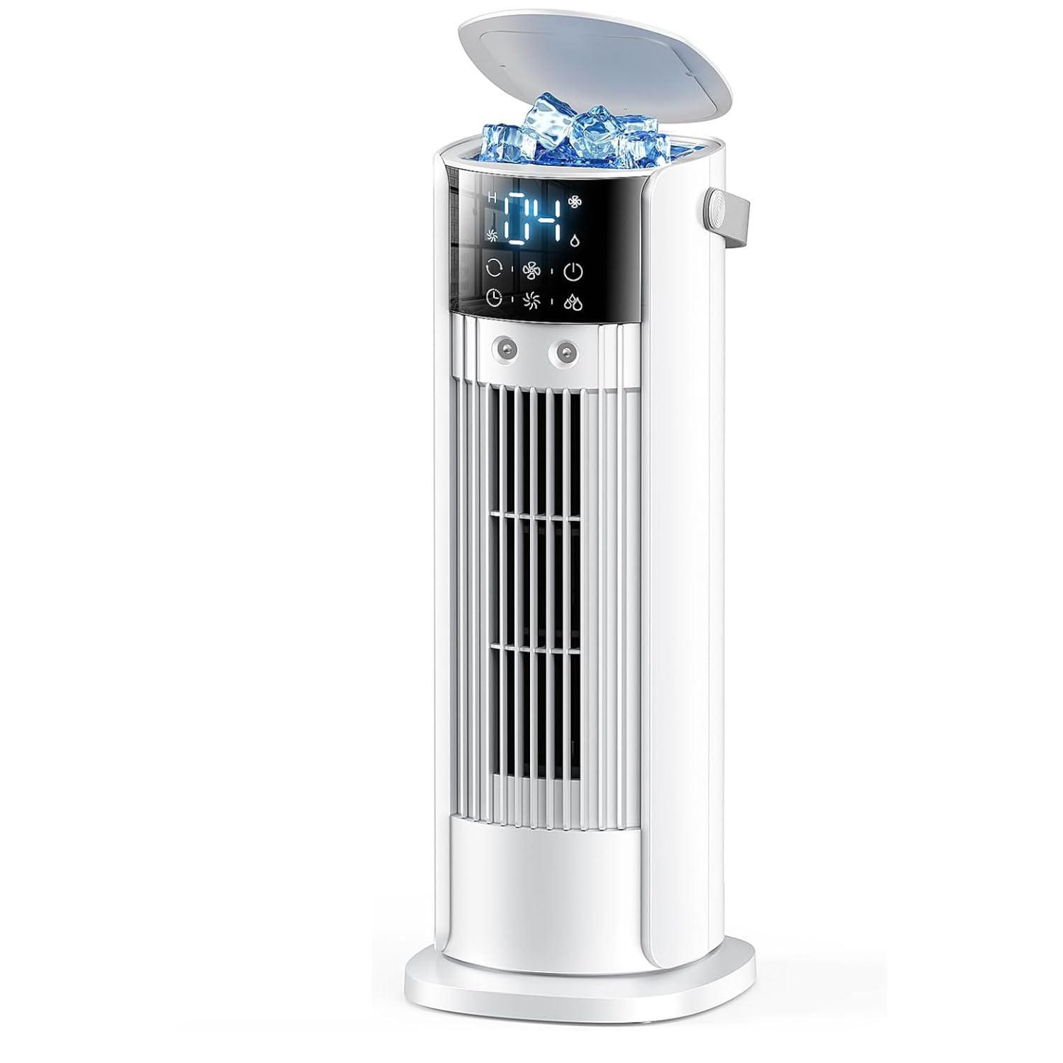 MESCXTY Portable Air Conditioner 180° Oscillating Tower Fan with Remote Evaporative Cooler 3 Wind Speeds/Digital Touch Screen/Cool Mist/10H Timer Cooling fan for Room Office