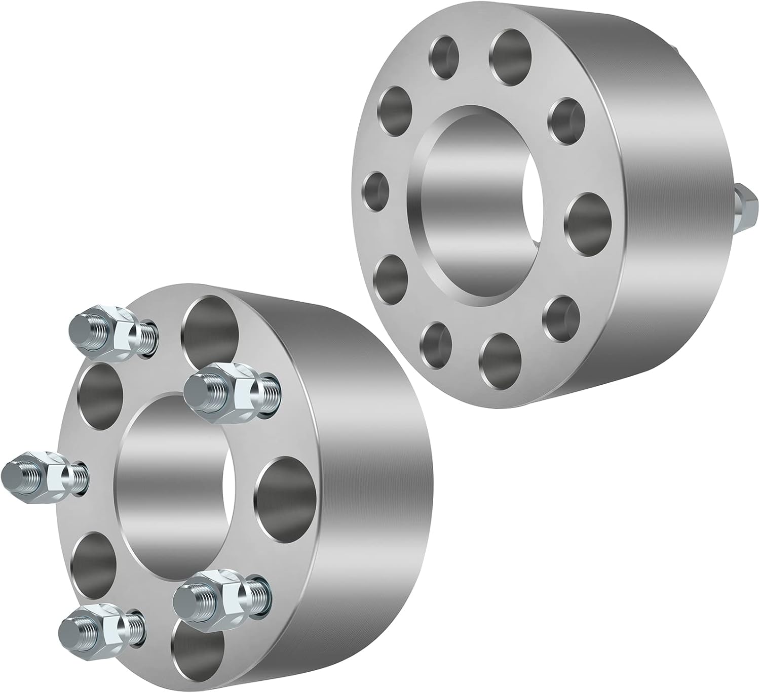 OCPTY 2PCS 5x4.75 to 5x4.75 Wheel Spacers 2.5 inch 12x1.5 Studs 70.5mm Hub Bore Forged Wheel Spacers 5 Lug fit for Camaro for Corvette for Eldorado for Firebird for Jimmy