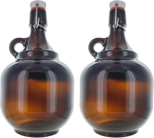 2 gruñidores de ámbar con tapa abatible de 2 litros