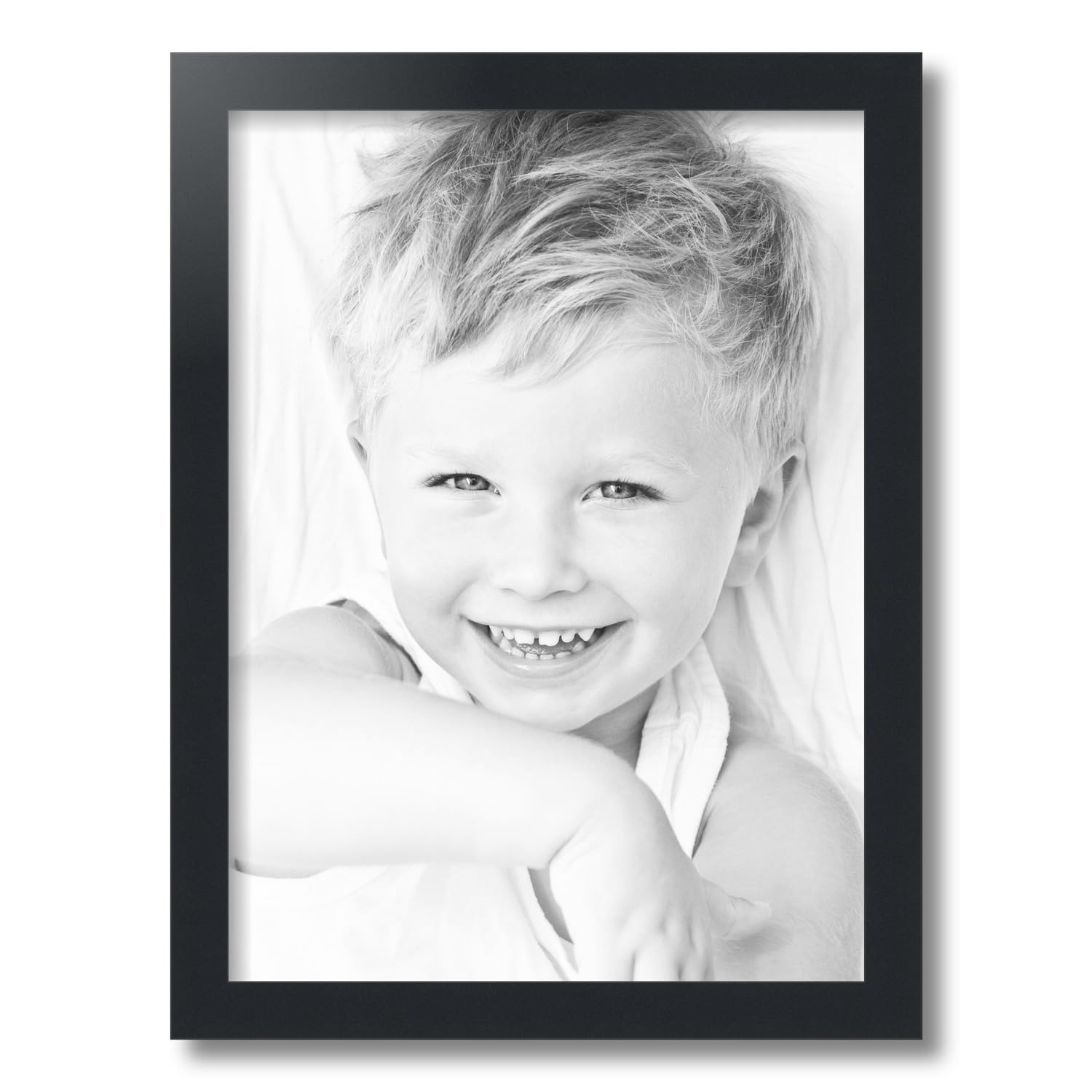 Amazon.com - ArtToFrames 14x19 inch Satin Black Picture Frame