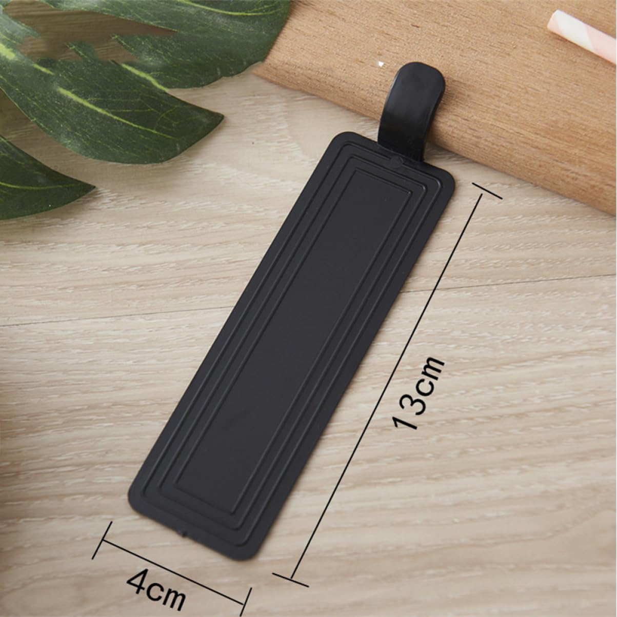 VALICLUD 100Pcs Rectangular Mousse Base Boards Black Cake Boards for Desserts Wedding and Birthdays Mousse Serving Tray Easy to Clean Reusable Pastry Boards