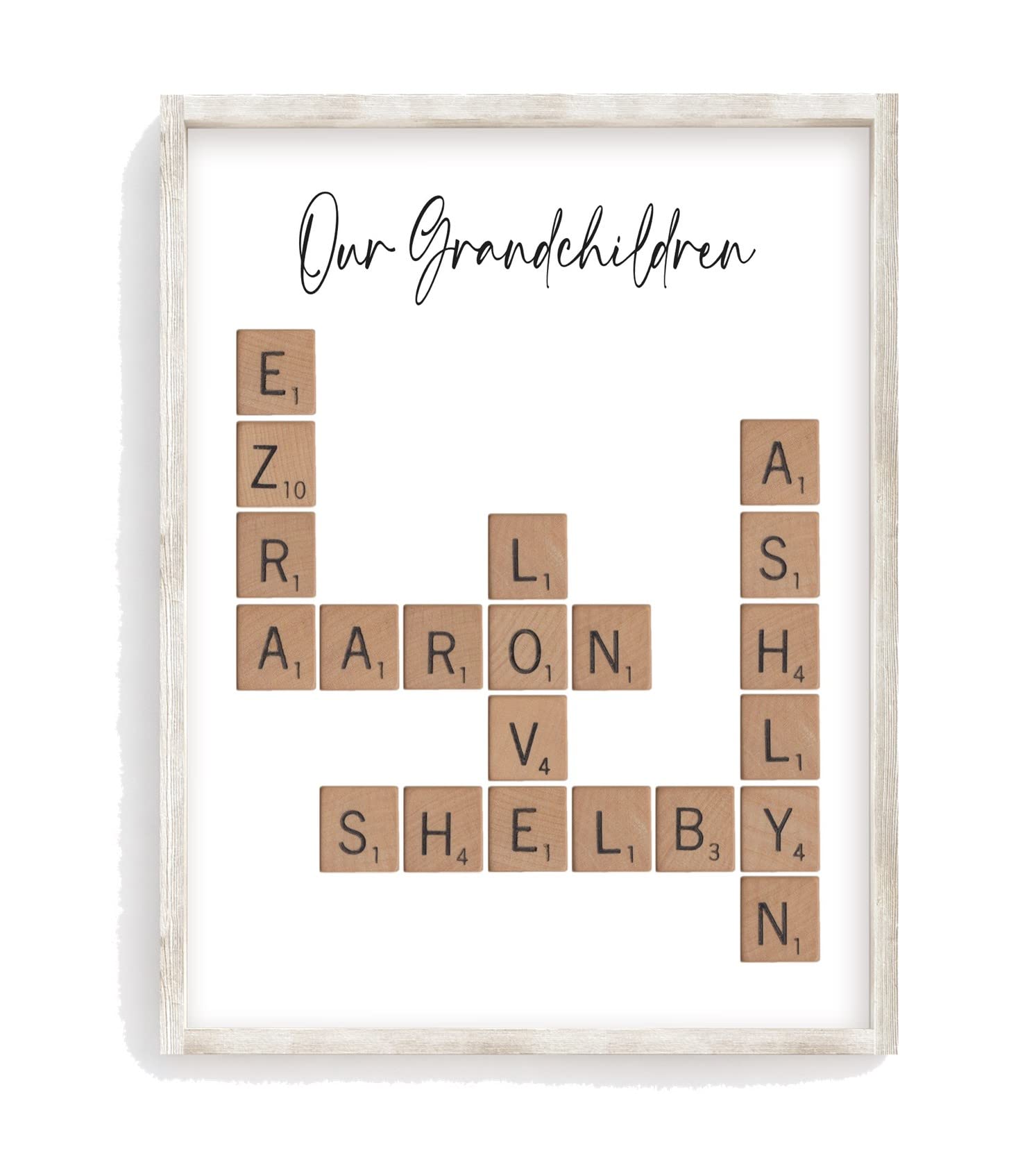 Amazon.com: Our Grandchildern Personalized Scrabble Crossword
