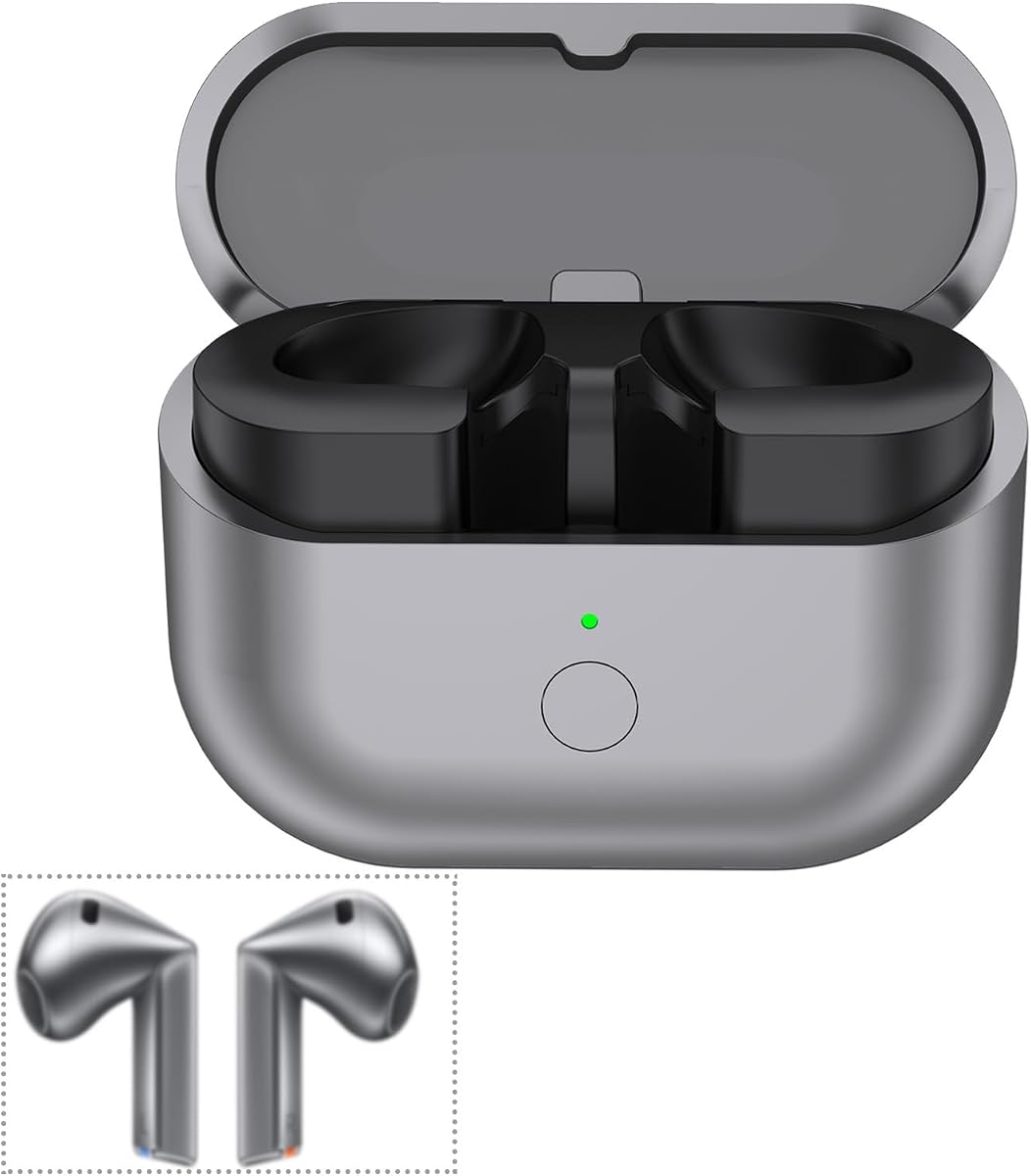 Kissmart Charging Case for Galaxy Buds 3 (SM-R530) Earbuds | 400mAh Portable Charger Case Cover Replacement for Samsung Galaxy Buds 3