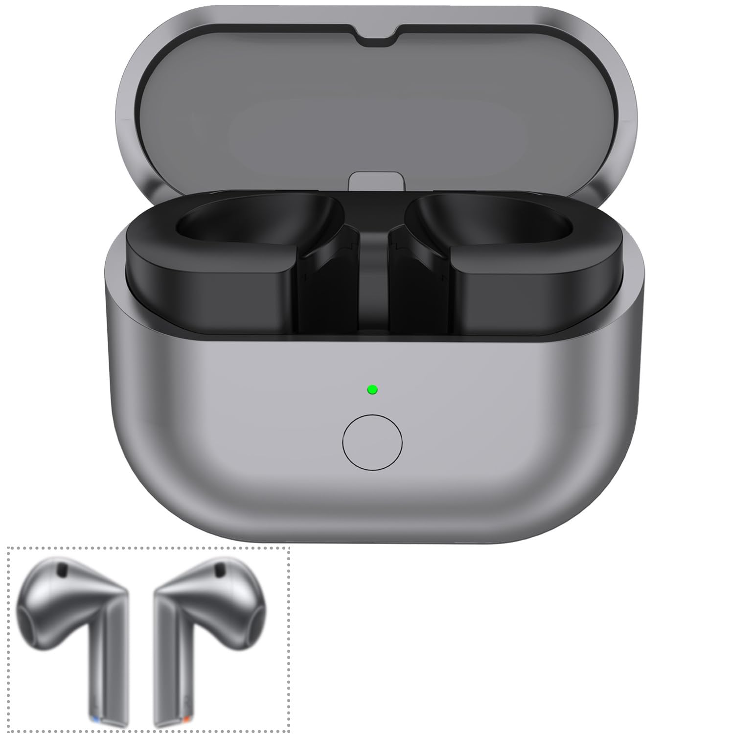 Samsung Galaxy Buds3 グレー 充電ケース・ボックス付き Amazon.com: Charging Case for Galaxy Buds 3 (SM-R530), Portable