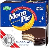 MoonPie Double Decker Chocolate Marshmallow Sandwich - 2oz, 12Count Box (Pack of 6 Boxes, 72Count Total) | Double Layer Chocolate Covered Graham Cracker & Marshmallow Pie